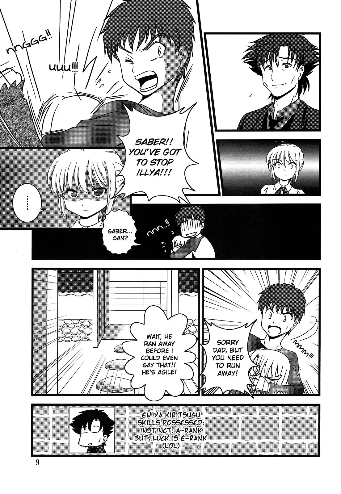 Fate/stay night - I Really Hate Kiritusugu!! (Doujinshi) Chapter 0 9